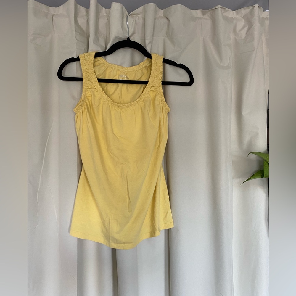 Merona Yellow Fitted Tank